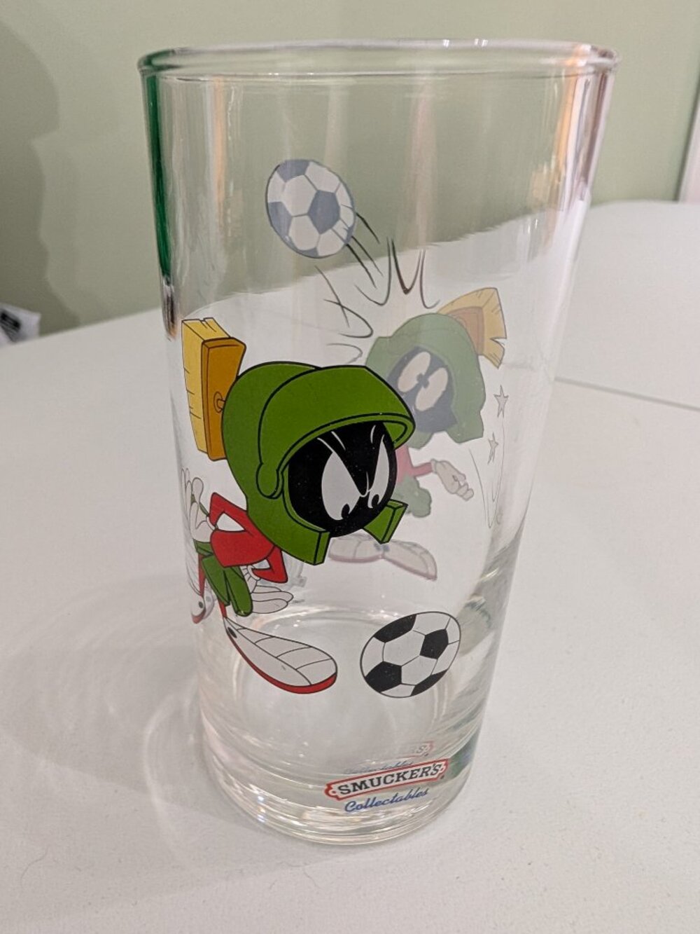 Vintage Smucker's Marvin the Martian Collectable Glass - Looney Tunes - Soccer - Picture 2 of 11